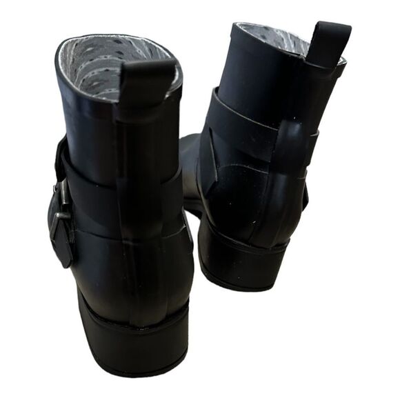 Lucky Brand rubber rain duck boots size 6 black - Picture 4 of 9